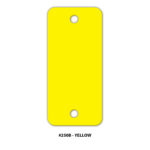 Yellow Blank POLY TAG Key Tags 250/Box