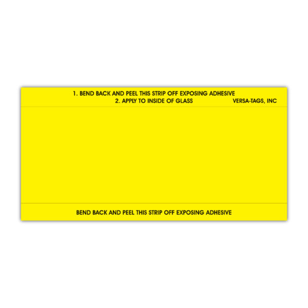 Yellow Blank Mini-Signs 250/Box