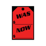 Hang Tag Stickers "WAS/NOW"