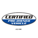 Oval “CERTIFIED PRE-OWNED”
